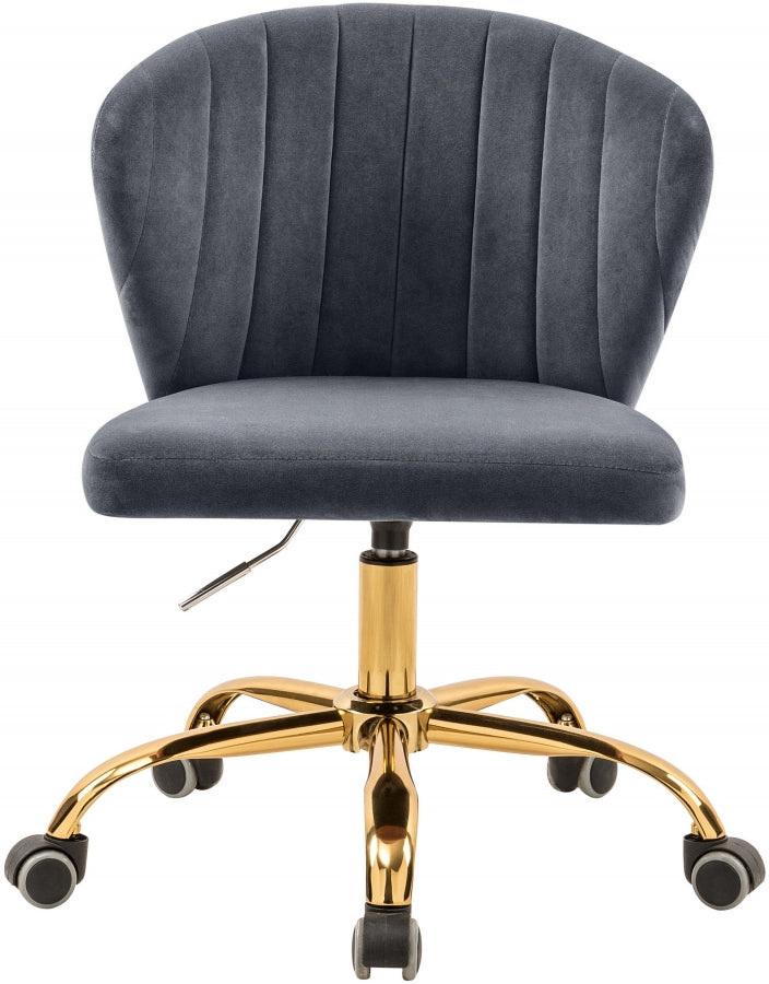 Faris Velvet Office Chair