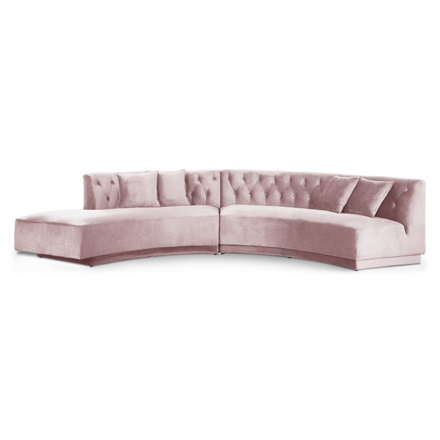 Karmen Velvet 2pc. Sectional