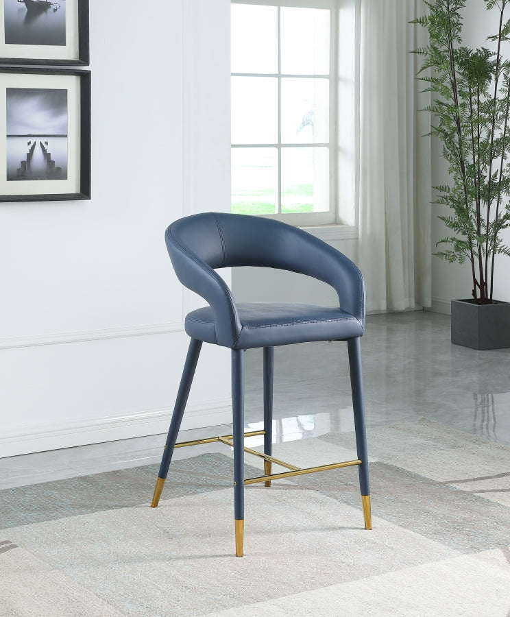 Desani Faux Leather Stool