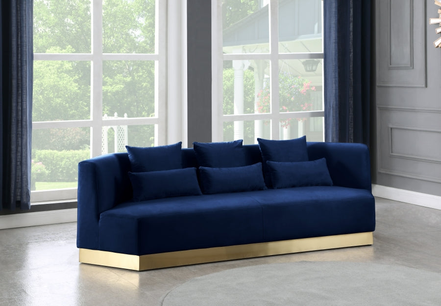 Miko Velvet Sofa