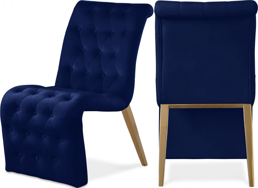 Carter Velvet Dining Chair (Set of 2)