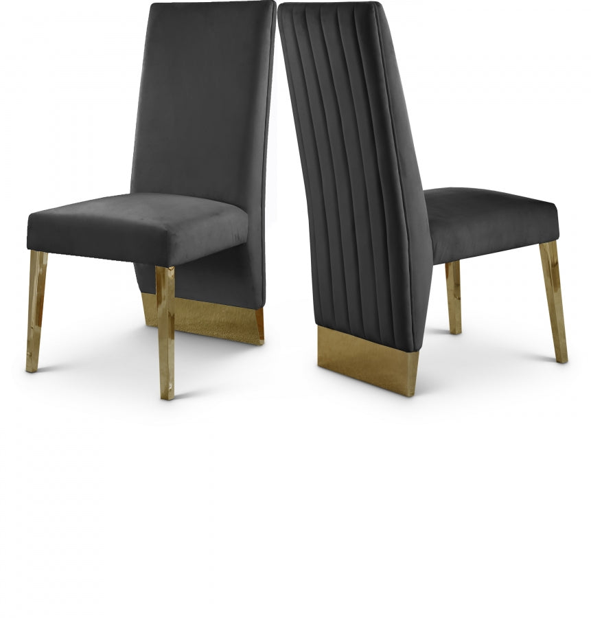 Paris Velvet Dining Chair (Set of 2)