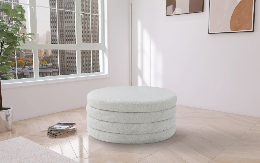 Althia Boucle Fabric Ottoman Coffee Table | Ottoman