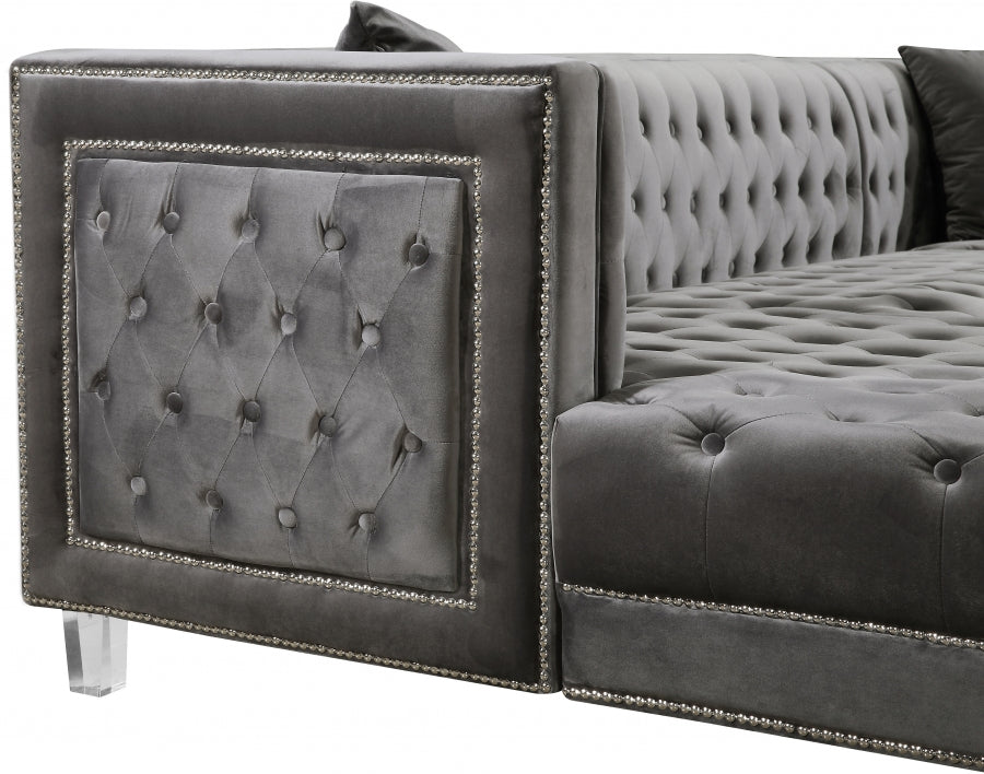 Mija Velvet 3pc. Sectional