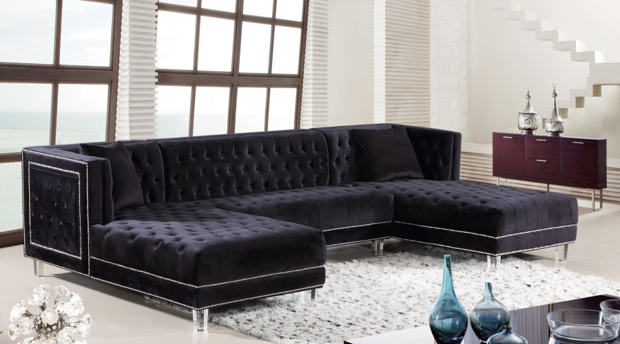 Mija Velvet 3pc. Sectional