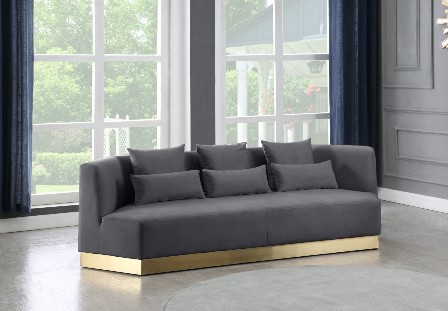 Miko Velvet Sofa