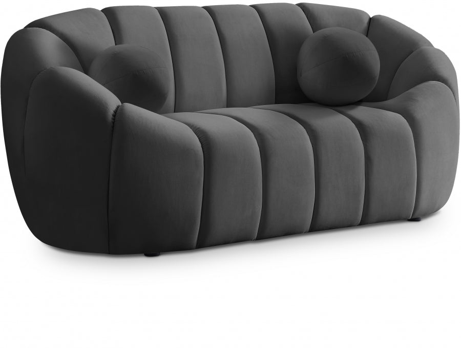 Elora Velvet Loveseat