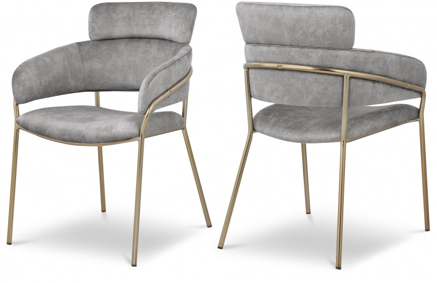 Yazi Velvet Dining Chair (Set of 2)