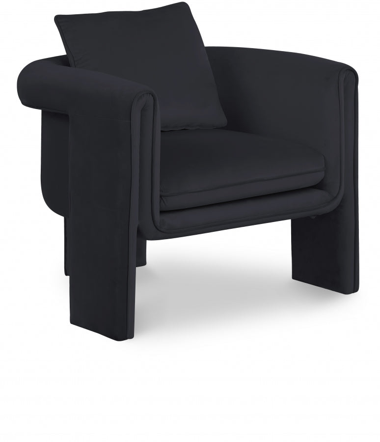 Salem Velvet Accent Chair