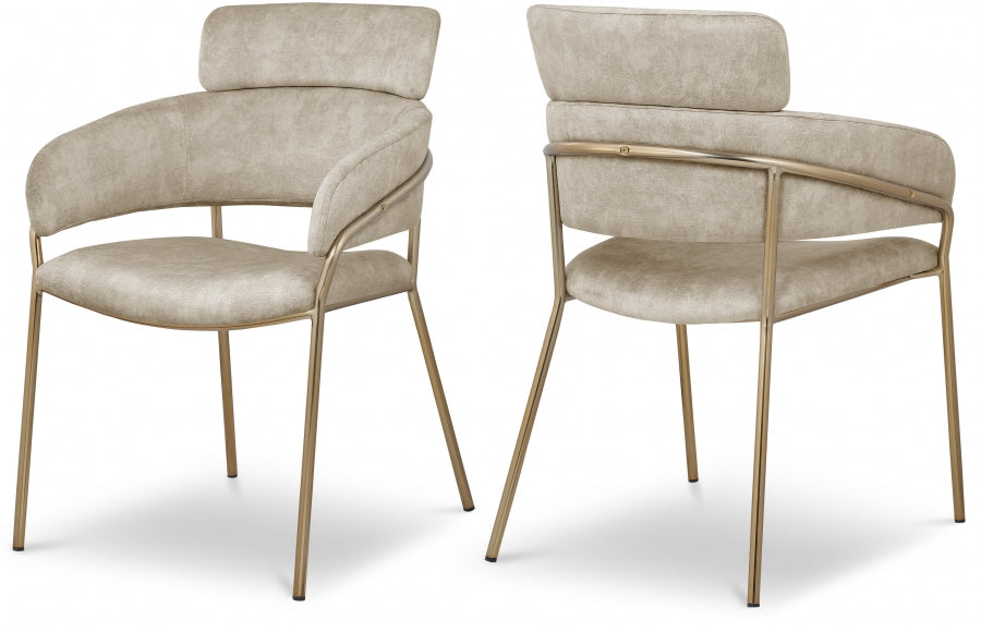 Yazi Velvet Dining Chair (Set of 2)