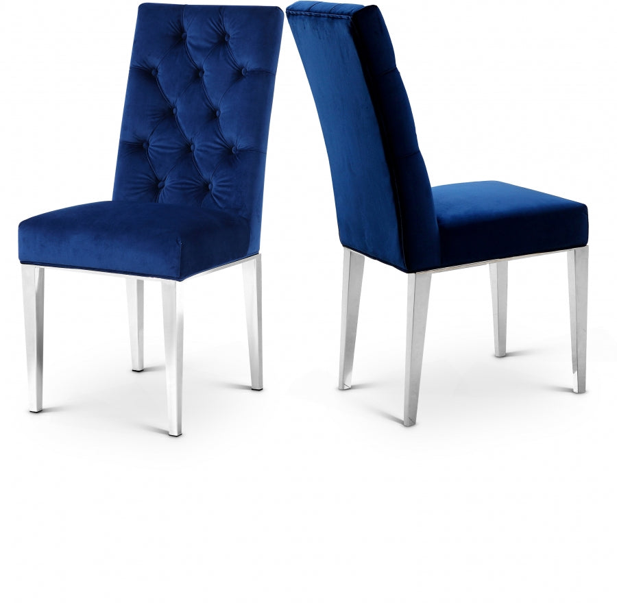 Justice Velvet Dining Chair (Set of 2)