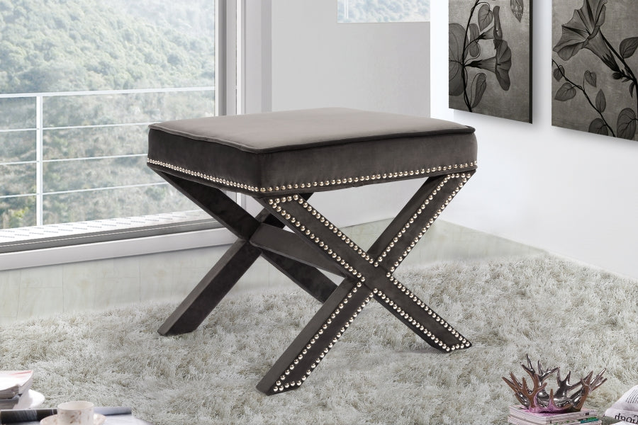 Napa Velvet Stool | Ottoman