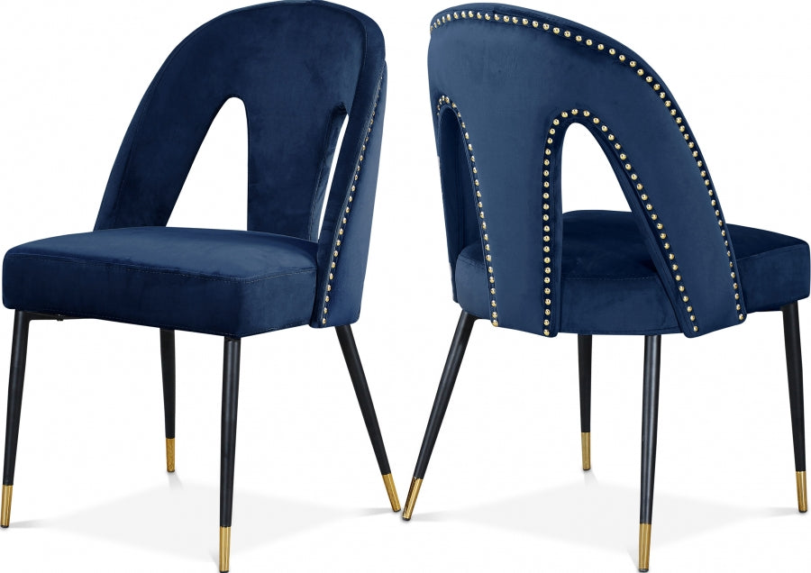 Akiya Velvet Dining Chair (Set of 2)