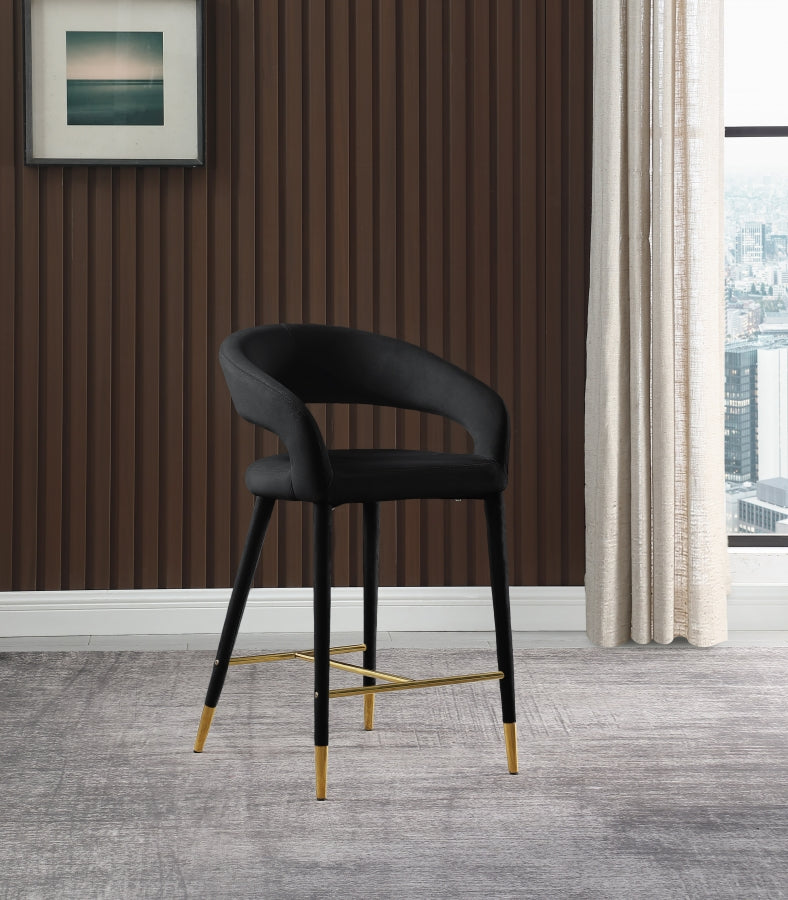 Desani Velvet Stool