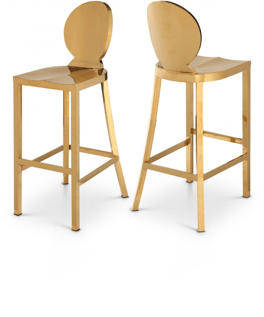 Maddie Stainless Steel Bar Stool