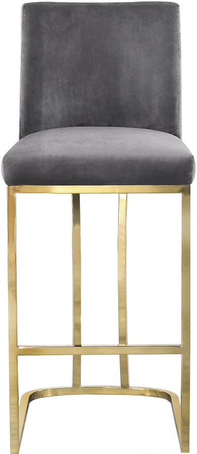 Haley Velvet Counter Stool