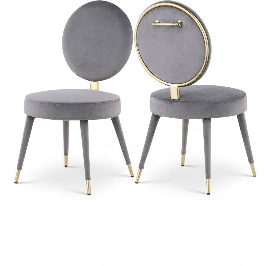 Bria Velvet Dining Chair (Set of 2)