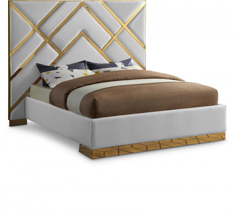 Vanna Faux Leather Bed