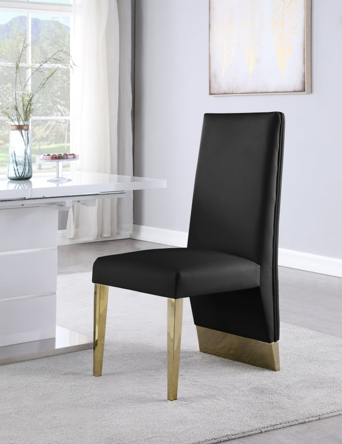 Paris Faux Leather Dining Chair (Set of 2)