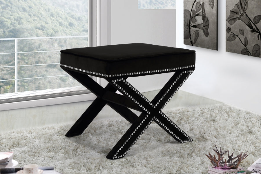 Napa Velvet Stool | Ottoman