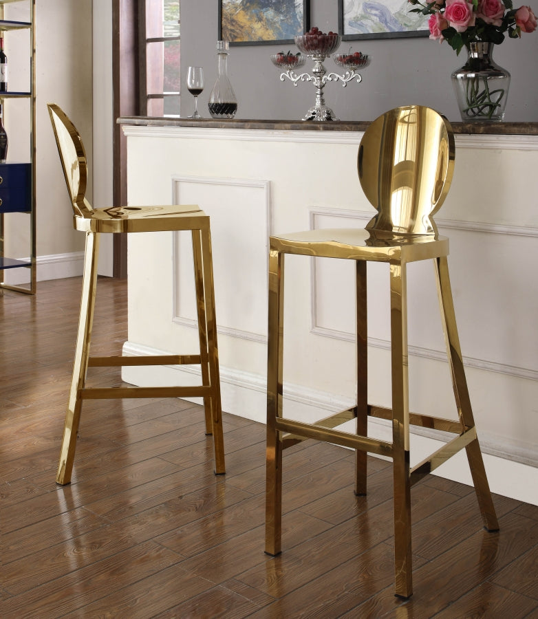 Maddie Stainless Steel Bar Stool