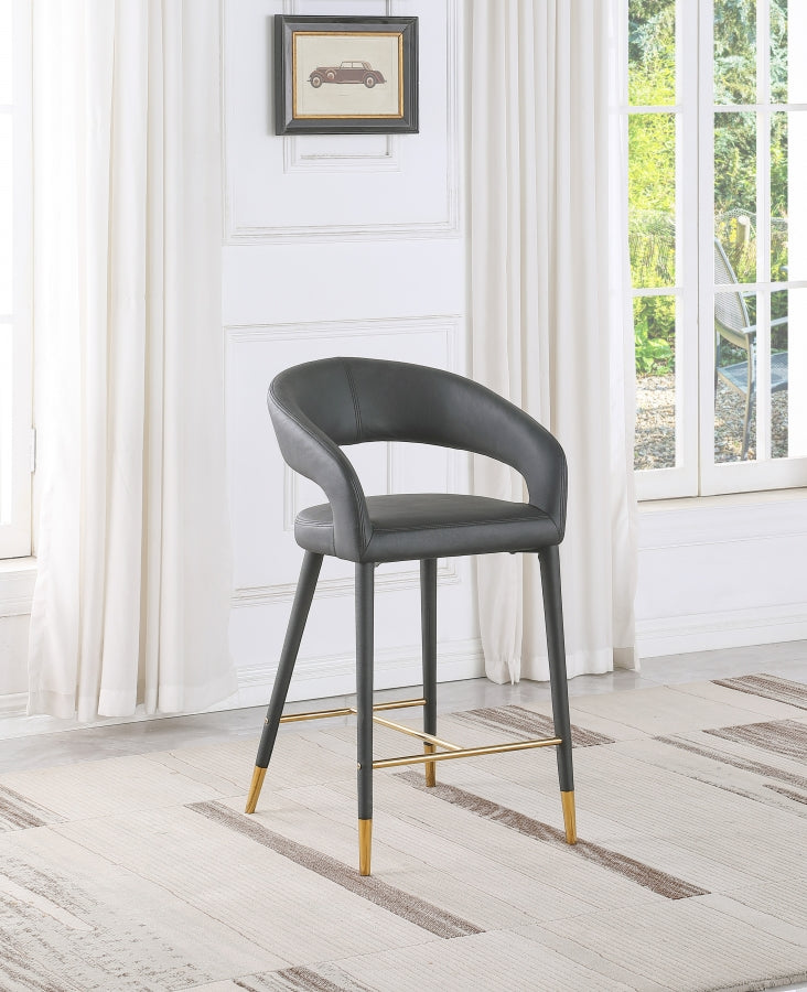 Desani Faux Leather Stool