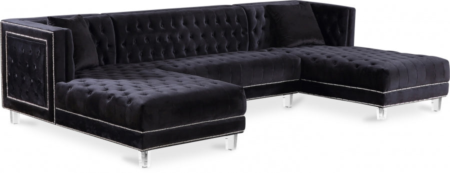 Mija Velvet 3pc. Sectional