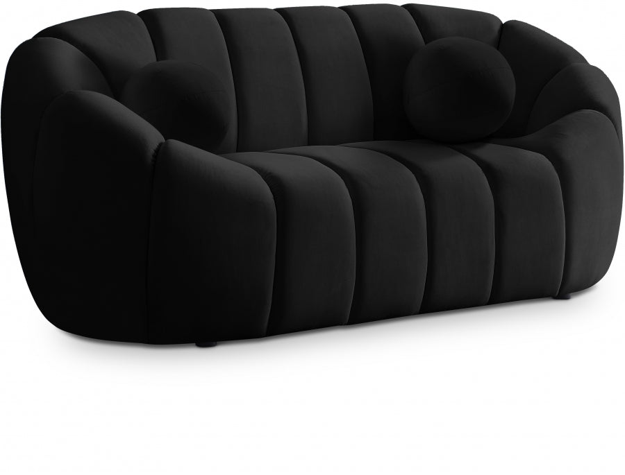 Elora Velvet Loveseat