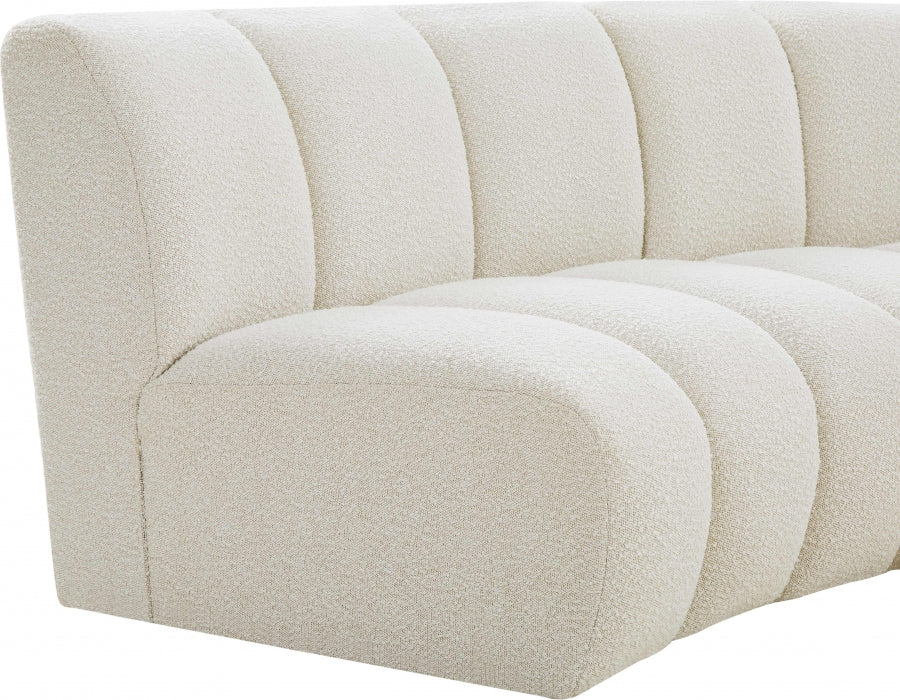 Infinity Boucle Fabric 4pc. Sectional