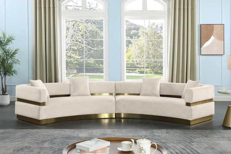 Bailey Velvet Sectional