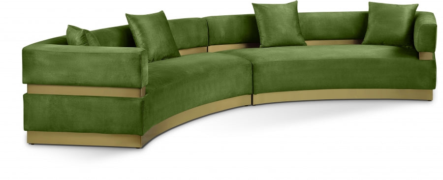 Bailey Velvet Sectional