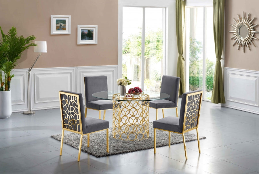 Olivia Velvet Dining Chair (Set of 2)