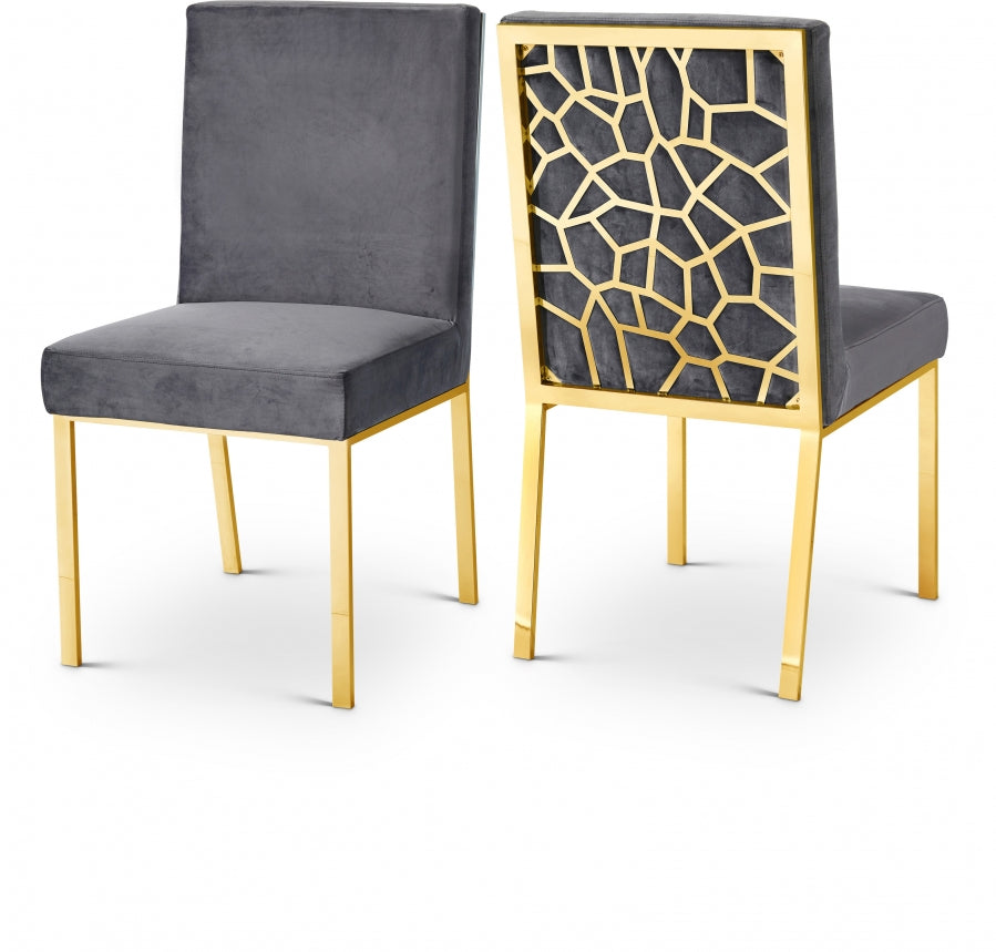 Olivia Velvet Dining Chair (Set of 2)