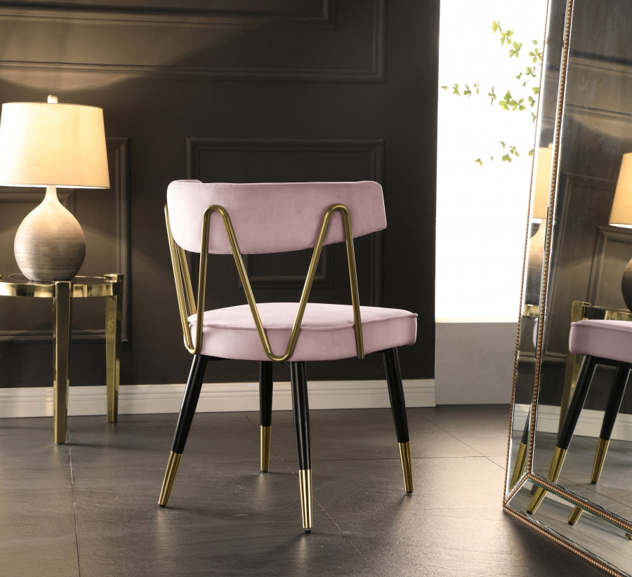 Renisan Velvet Dining Chair (Set of 2)