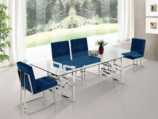 Parnyri Chrome Collection Dining Set