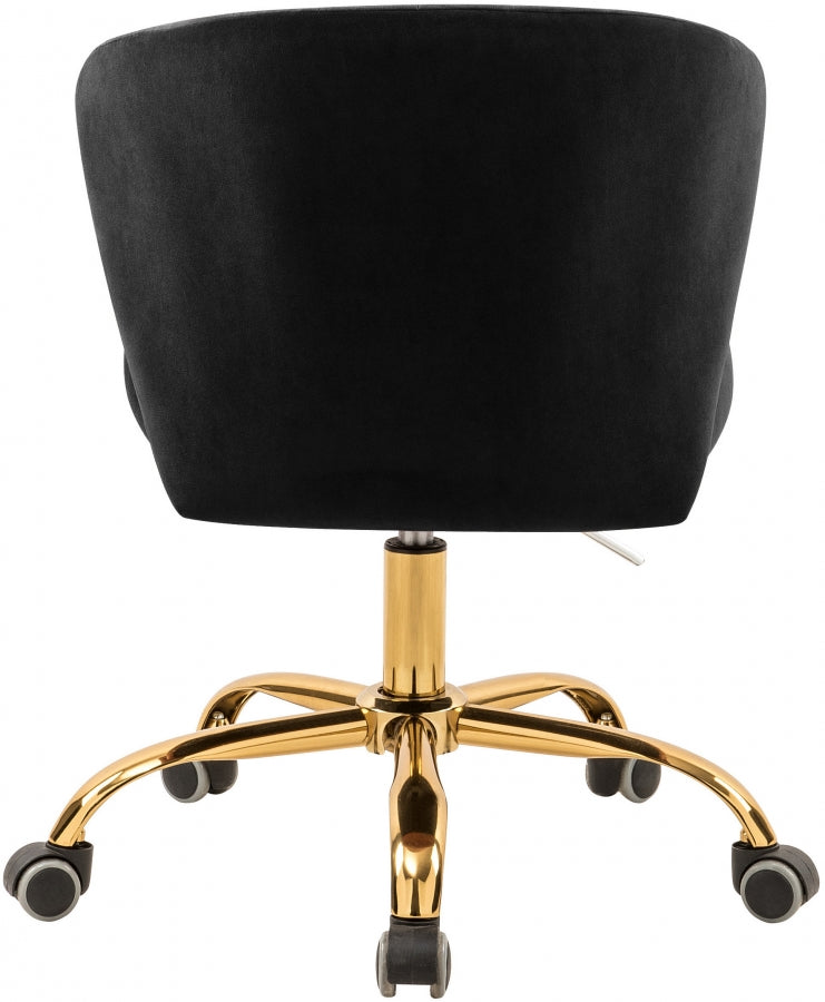 Faris Velvet Office Chair