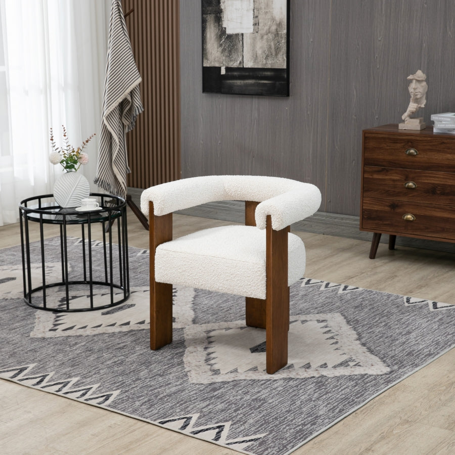 Basin Boucle Fabric Dining Chair