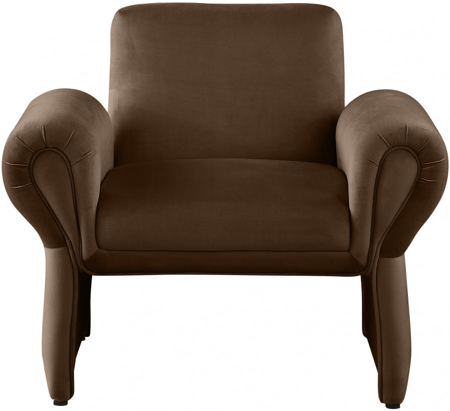 Flaren Velvet Accent Chair