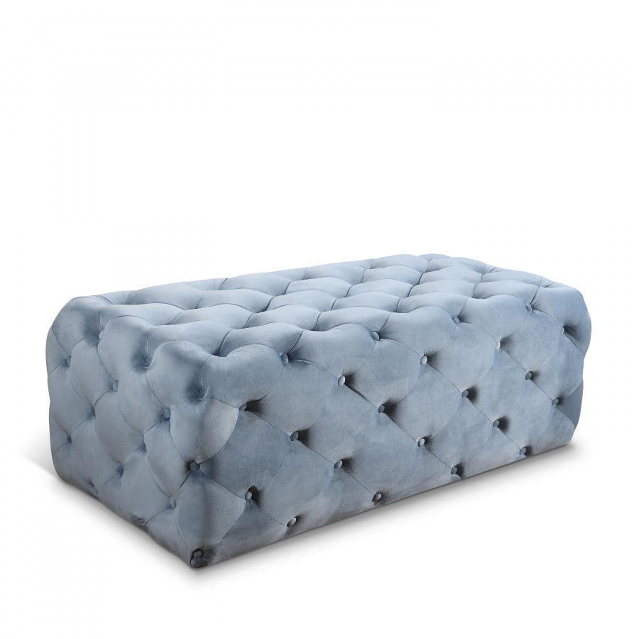 Cadet Velvet Bench | Ottoman