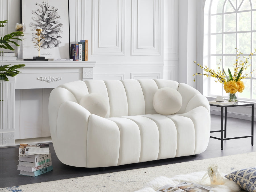 Elora Velvet Loveseat