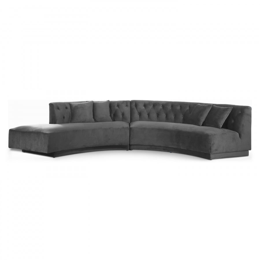 Karmen Velvet 2pc. Sectional