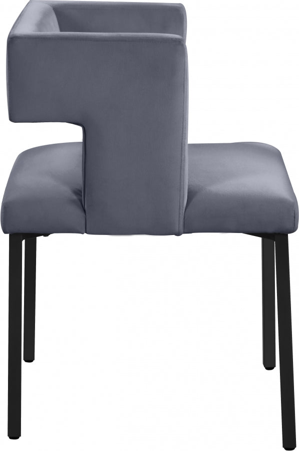 Cazo Velvet Dining Chair (Set of 2)