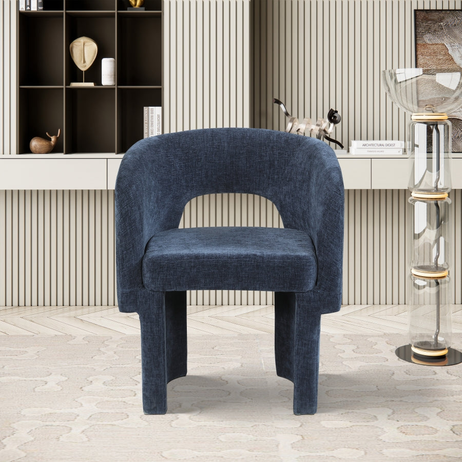 Eli Chenille Fabric Dining | Accent Chair