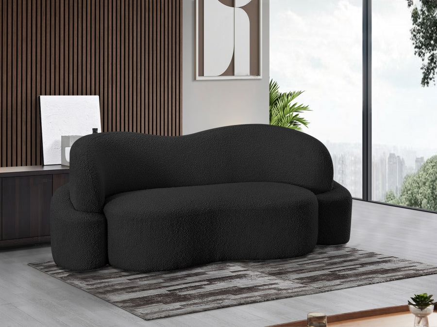 Pandi Boucle Fabric Loveseat