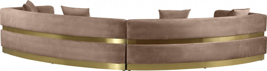 Bailey Velvet Sectional