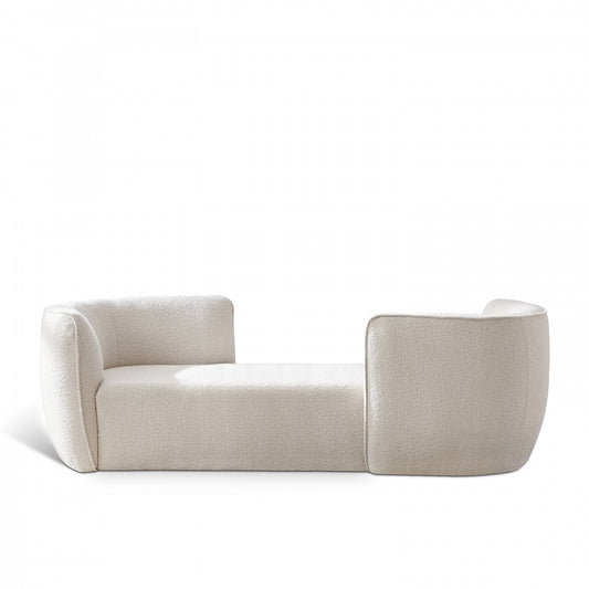 Elia Boucle Fabric Chaise Lounge