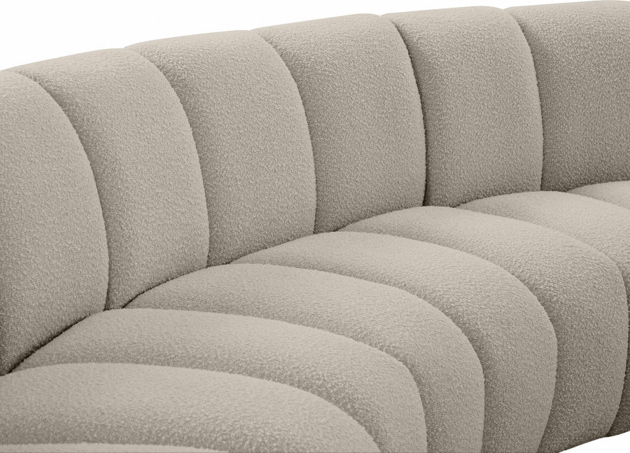 Infinity Boucle Fabric 4pc. Sectional