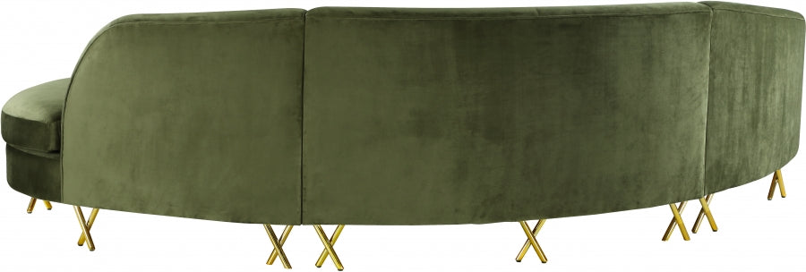 Sosa Velvet 3pc. Sectional