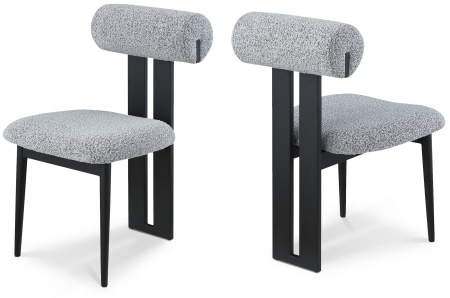 Daringo Boucle Fabric Dining Chair (Set of 2)