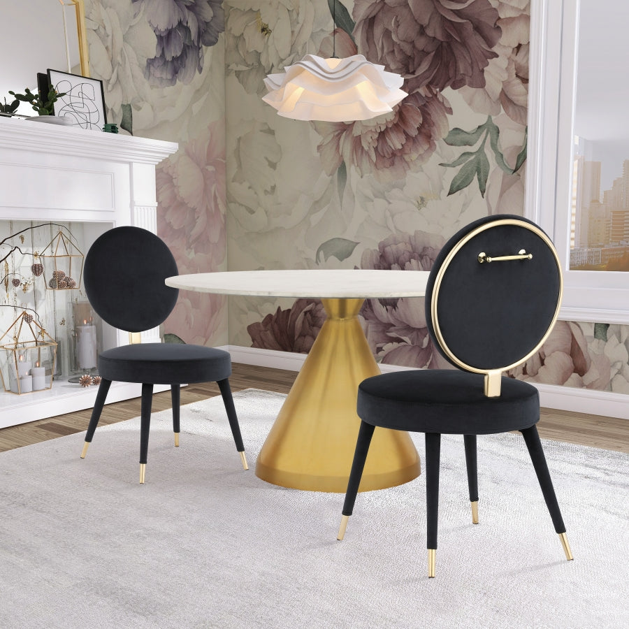 Bria Velvet Dining Chair (Set of 2)